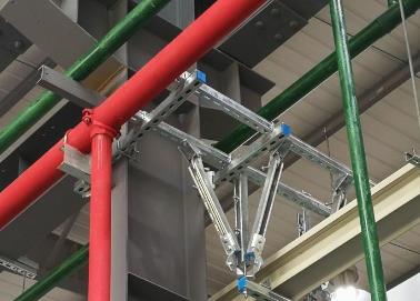 汉阴该抗震支架的整体式支吊架结构协调性好